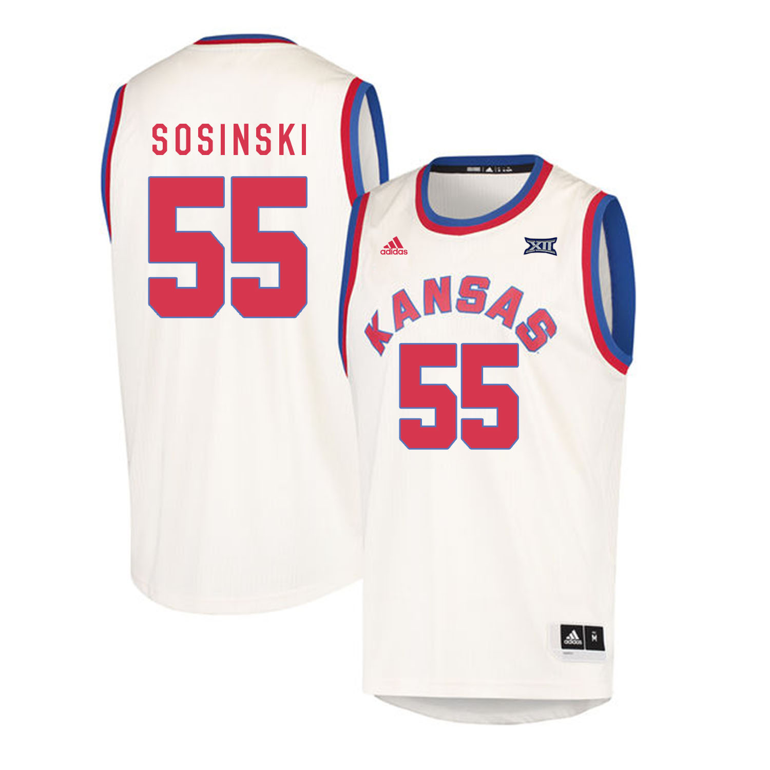 Kansas Jayhawks #55 Jame Sosinski Cream Throwback College Basketball Jersey Kansas Jayhawks #55 Jame Sosinski Cream Throwback College Basketball Jersey