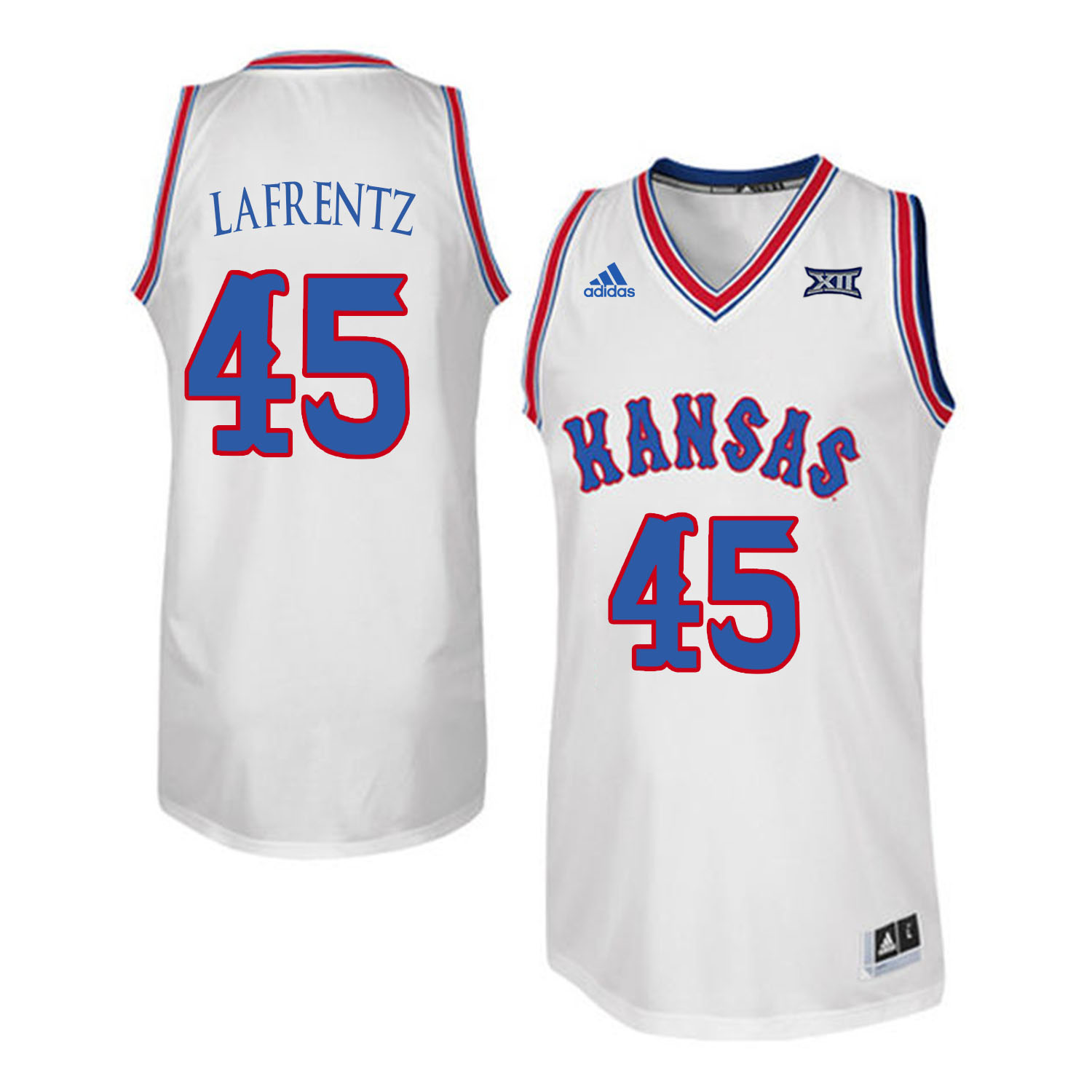 Kansas Jayhawks 45 Raef LaFrentz White Throwback College Basketball Jersey Kansas Jayhawks 45 Raef LaFrentz White Throwback College Basketball Jersey