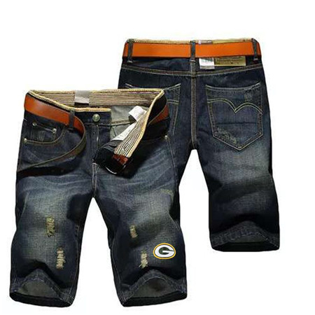 Green Bay Packers Team Logo Black NFL Jeans