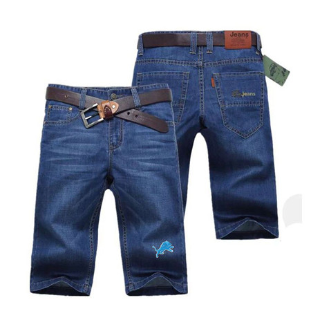 Detroit Lions Team Logo Deep Blue NFL Jeans
