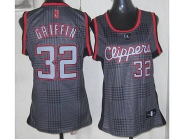 women nba los angeles clippers #32 griffin black-grey(2012)