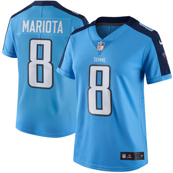 Marcus Mariota Tennessee Titans Nike Women's Color Rush Limited Jersey - Light Blue
