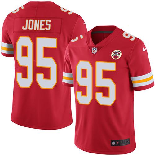 Nike Chiefs #95 Chris Jones Red Men's Stitched NFL Limited Rush Jersey Nike Chiefs #95 Chris Jones Red Men's Stitched NFL Limited Rush Jersey