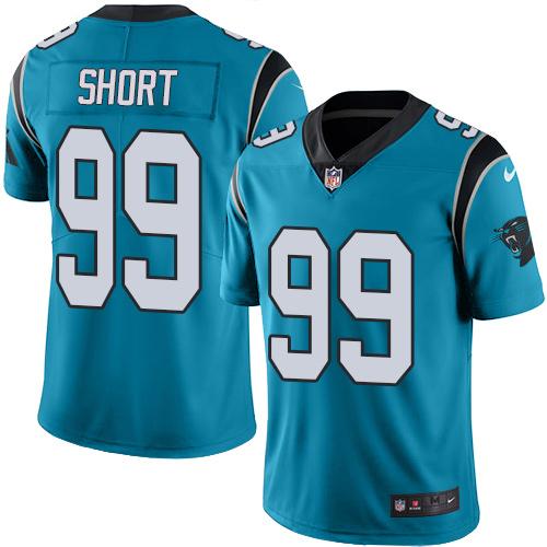 Nike Panthers #99 Kawann Short Blue Youth Stitched NFL Limited Rush Jersey Nike Panthers #99 Kawann Short Blue Youth Stitched NFL Limited Rush Jersey