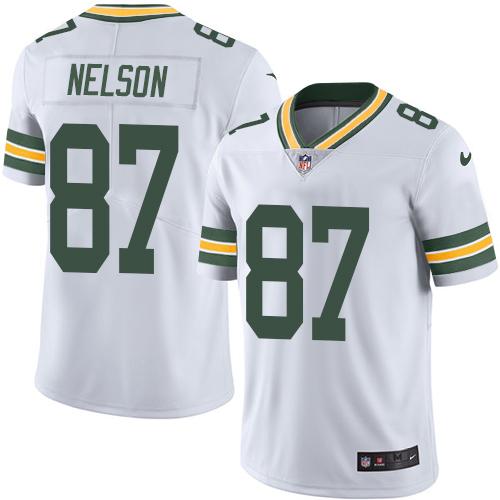 Nike Packers #87 Jordy Nelson White Youth Stitched NFL Limited Rush Jersey Nike Packers #87 Jordy Nelson White Youth Stitched NFL Limited Rush Jersey