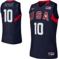 2008 USA Basketball #10 Kobe Bryant Swingman Blue Jersey