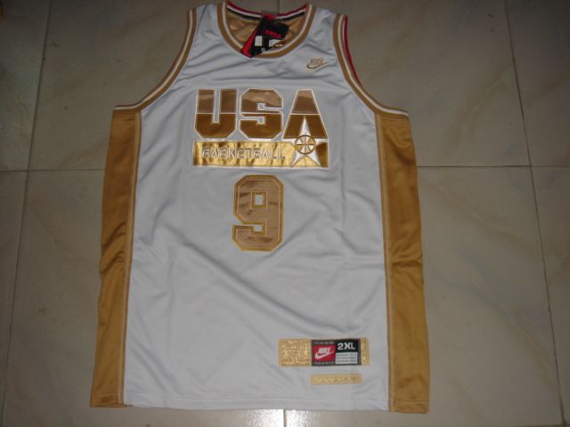 NBA Olympic USA #9 JORDAN WHITE Basketball Jersey