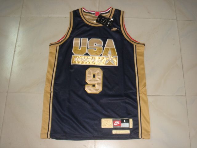 NBA Olympic USA #9 JORDAN BLUE Basketball Jersey