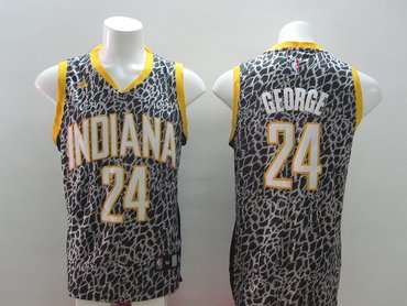 2014 Women NBA Indiana Walker 24 GEORGE Leopard grain fashion jerseys