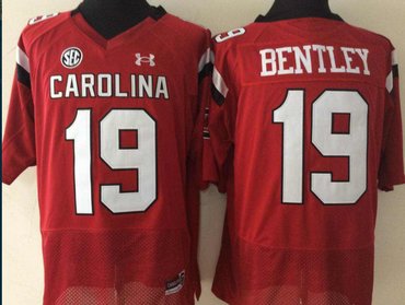 South Carolina Gamecocks 19 Jake Bentley Red College Football Jersey