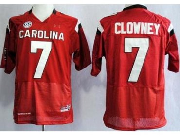 South Carolina Gamecocks 7 Jadeveon Clowney Red College Football NCAA Jerseys