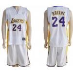 Los Angeles Lakers #24 Bryant White Suit