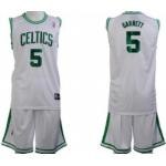 Boston Celtics #5 Garnett White Suit