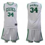 Boston Celtics #34 Pierce White Suit