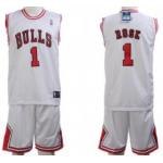 Chicago Bulls #1 Rose White Suit