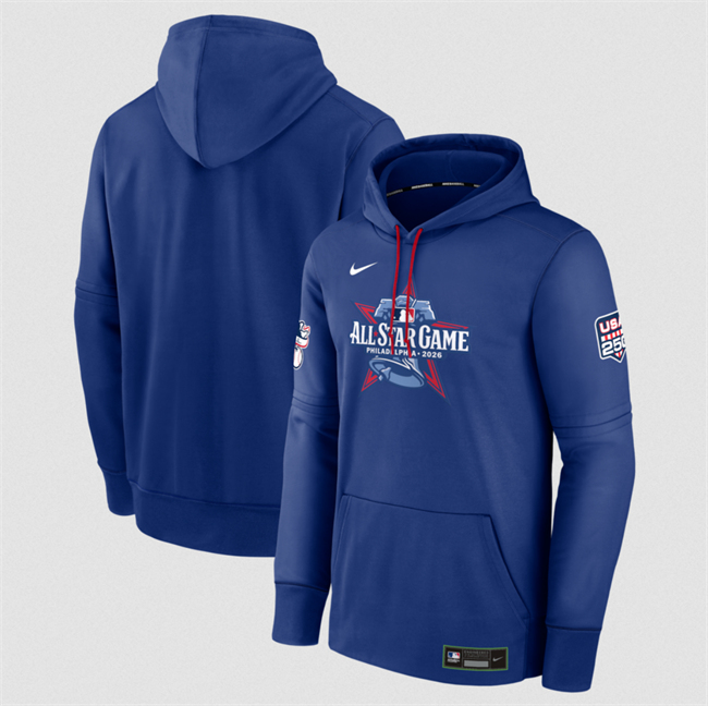 Men's American League Royal Collection 2026 All-Star Game USA 250 Therma-FIT Hoodie
