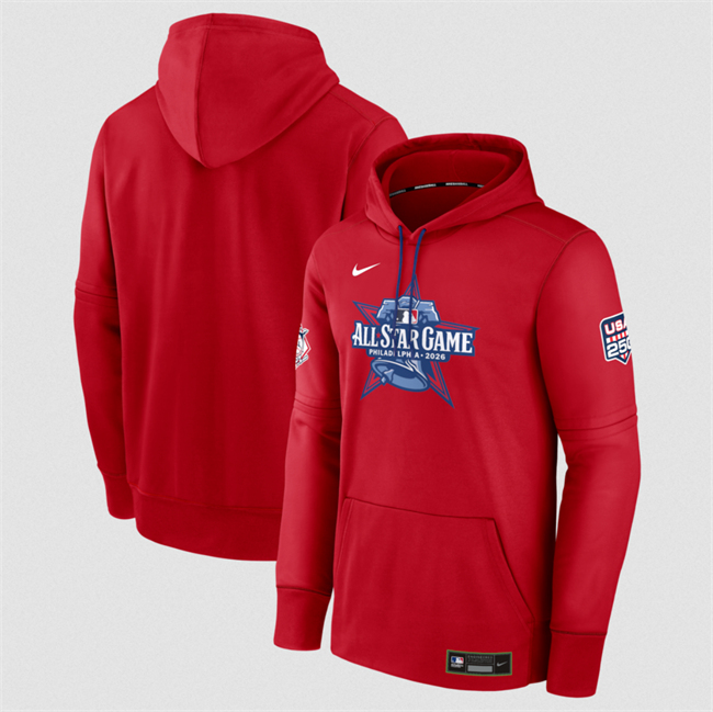 Men's National League Red 2026 All-Star Game Therma-FIT Hoodie