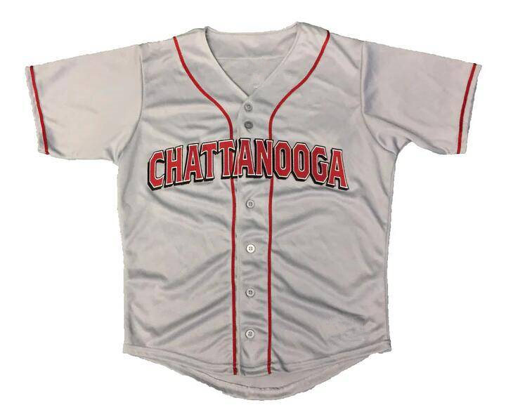 Men's Chattanooga Lookouts Gray Road Stitched Jersey