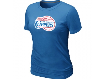 Women Los Angeles Clippers Big & Tall Primary Logo L.blue T-Shirt