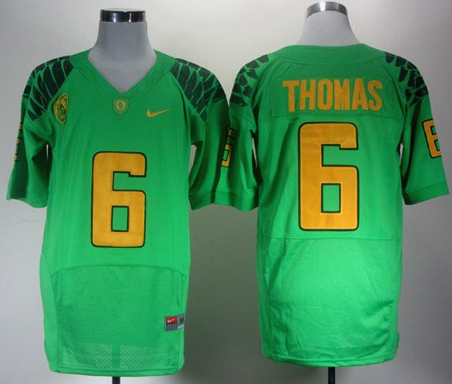 NEW Oregon Ducks De'Anthony Thomas 6 Green College Football Jerseys