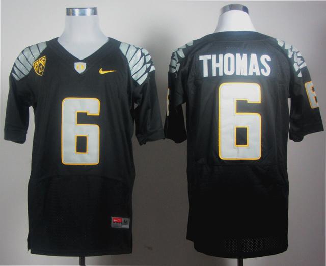 NEW Oregon Ducks De'Anthony Thomas 6 Black College Football Jerseys