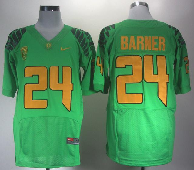 NEW Oregon Ducks Kenjon Barner 24 Green College Football Jerseys