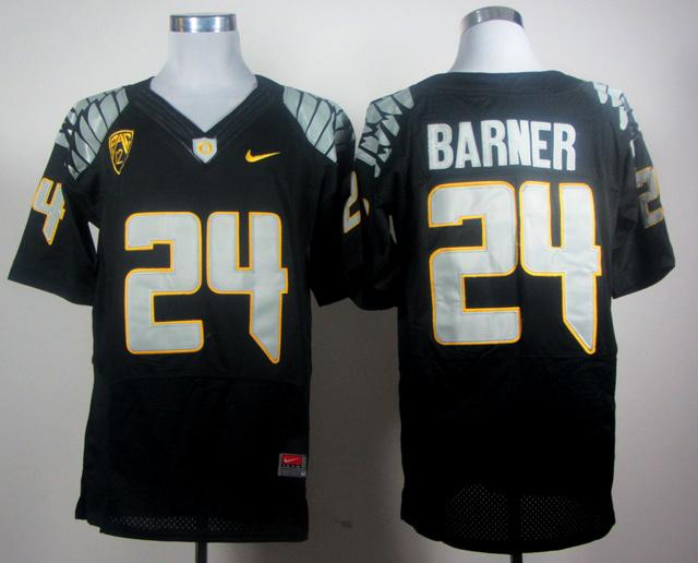 NEW Oregon Ducks Kenjon Barner 24 Black College Football Jerseys