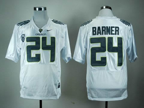 NEW oregon ducks kenjon barner 24 white pro combat pac-12 college football jerseys