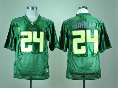 NEW oregon ducks kenjon barner 24 green pro combat pac-12 college football jerseys