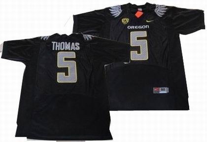 ncaa oregon ducks 5 thomas black jersey