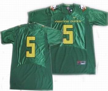 ncaa oregon ducks 5 green jersey