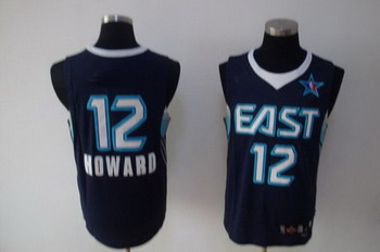 2009 ALL STAR EAST 12 HOWARD blue SWINGMAN jerseys