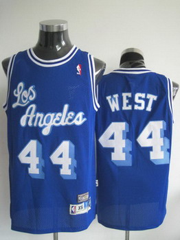 Los Angeles Lakers 44 WEST blue swingman jerseys