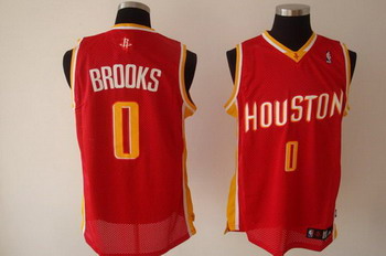 Houston Rockets 0 BROOKS red SWINGMAN jerseys