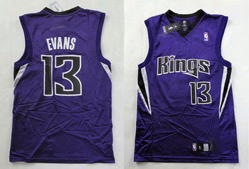 SACRAMENTO KINGS 13 TYREKE EVANS ROAD JERSEY