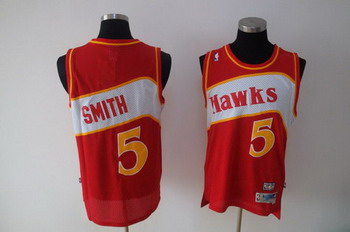 Atlanta Hawks 5 SMITH red SWINGMAN Jersey