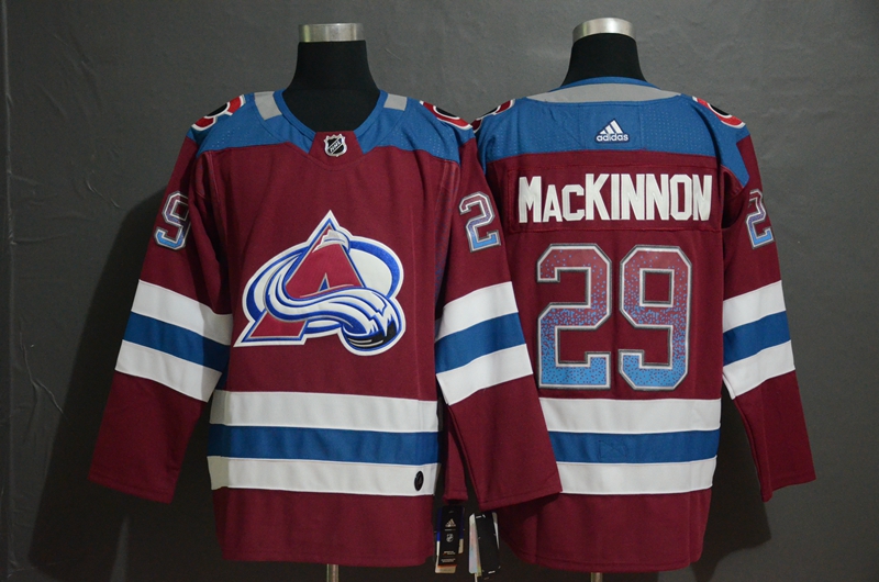 Avalanche 29 Nathan MacKinnon Burgundy Drift Fashion Adidas Jersey