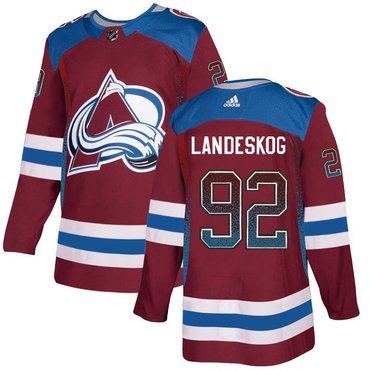 Avalanche 92 Gabriel Landeskog Red Drift Fashion Adidas Jersey