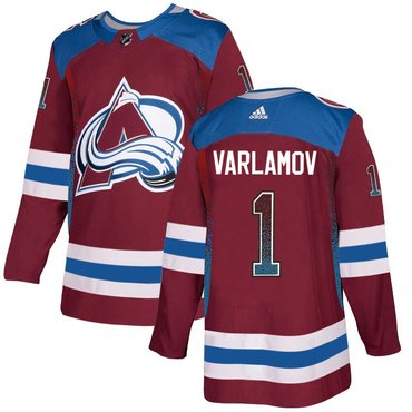 Avalanche 1 Semyon Varlamov Red Drift Fashion Adidas Jersey