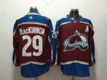 Avalanche 29 Nathan MacKinnon Red Adidas Jersey