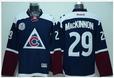 Colorado Avalanche #29 Nathan MacKinnon Navy Blue Alternate Stitched NHL Jersey