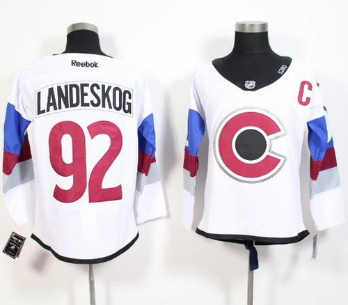 Colorado Avalanche #92 Gabriel Landeskog White 2016 Stadium Series Stitched NHL Jersey