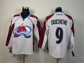 Colorado Avalanche #9 Matt Duchene White NHL Jersey