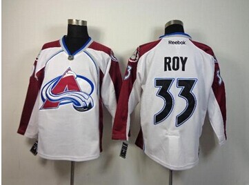 Colorado Avalanche #33 Patrick Roy White NHL Jersey