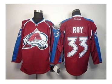 nhl jerseys colorado avalanche #33 roy red-blue