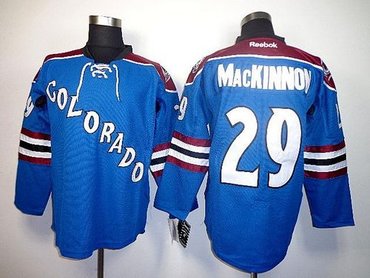 Colorado Avalanche #29 Nathan MacKinnon Blue Third Stitched NHL Jersey