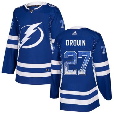 Lightning 27 Jonathan Drouin Blue Drift Fashion Adidas Jersey