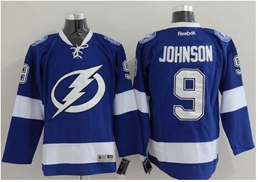 Tampa Bay Lightning #9 Tyler Johnson Blue Stitched NHL Jersey