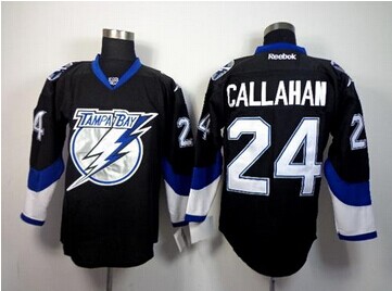 Tampa Bay Lightning #24 Ryan Callahan Black Stitched NHL Jersey