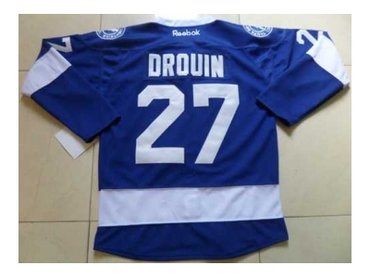 nhl jerseys tampa bay lightning #27 drouin blue